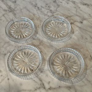 Crystal coaster set